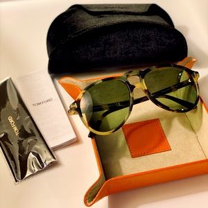 Tom Ford Men’s Lennon 57mm Sunglasses